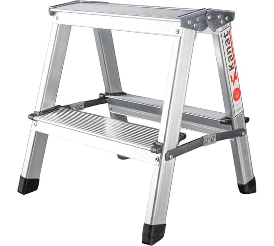 Изображение товара Стремянка двухсторонняя Kanat алюминиевая 2 ступени KAM-112