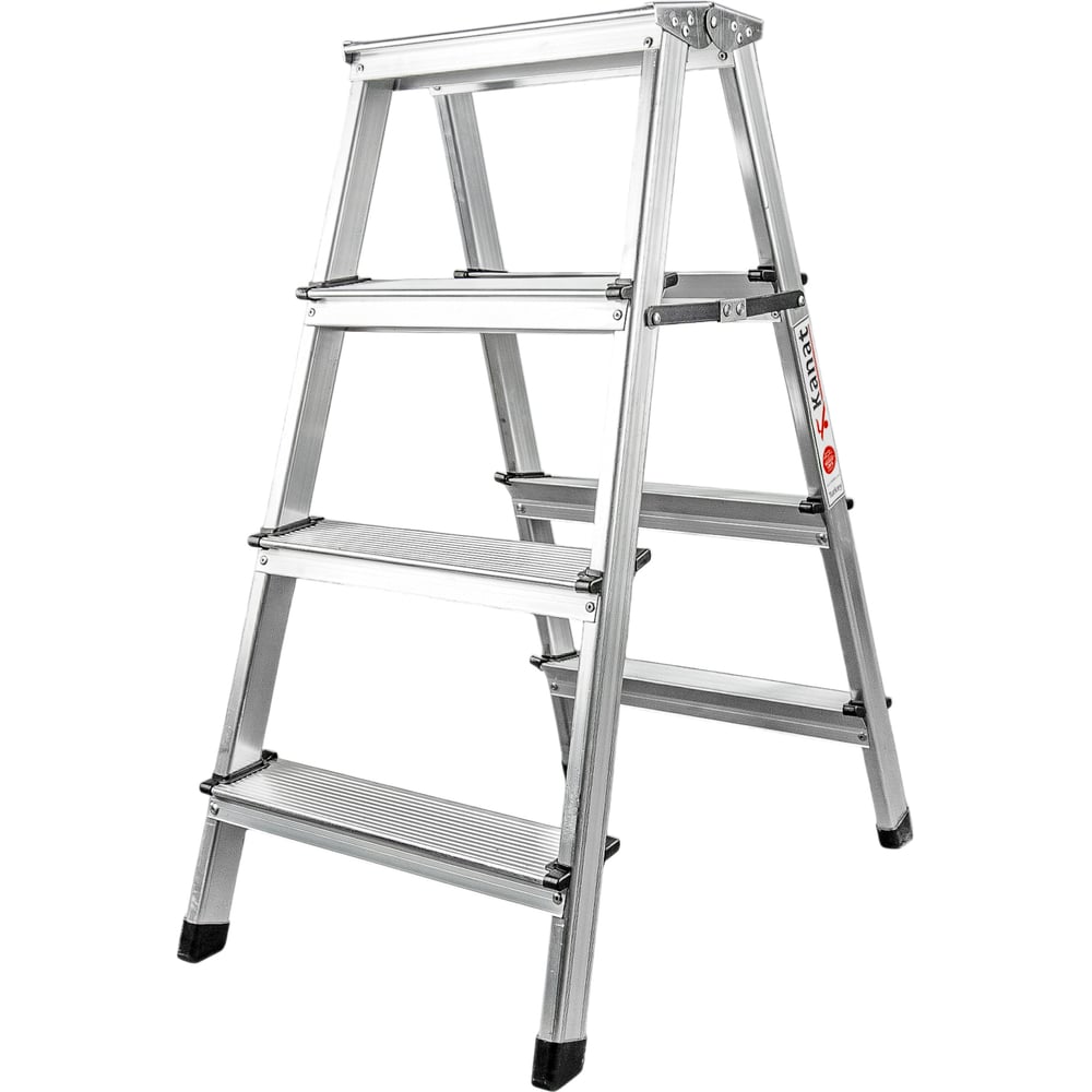 Изображение товара Алюминиевая стремянка Kanat twin 8 ступеней (4+4) KAM-114