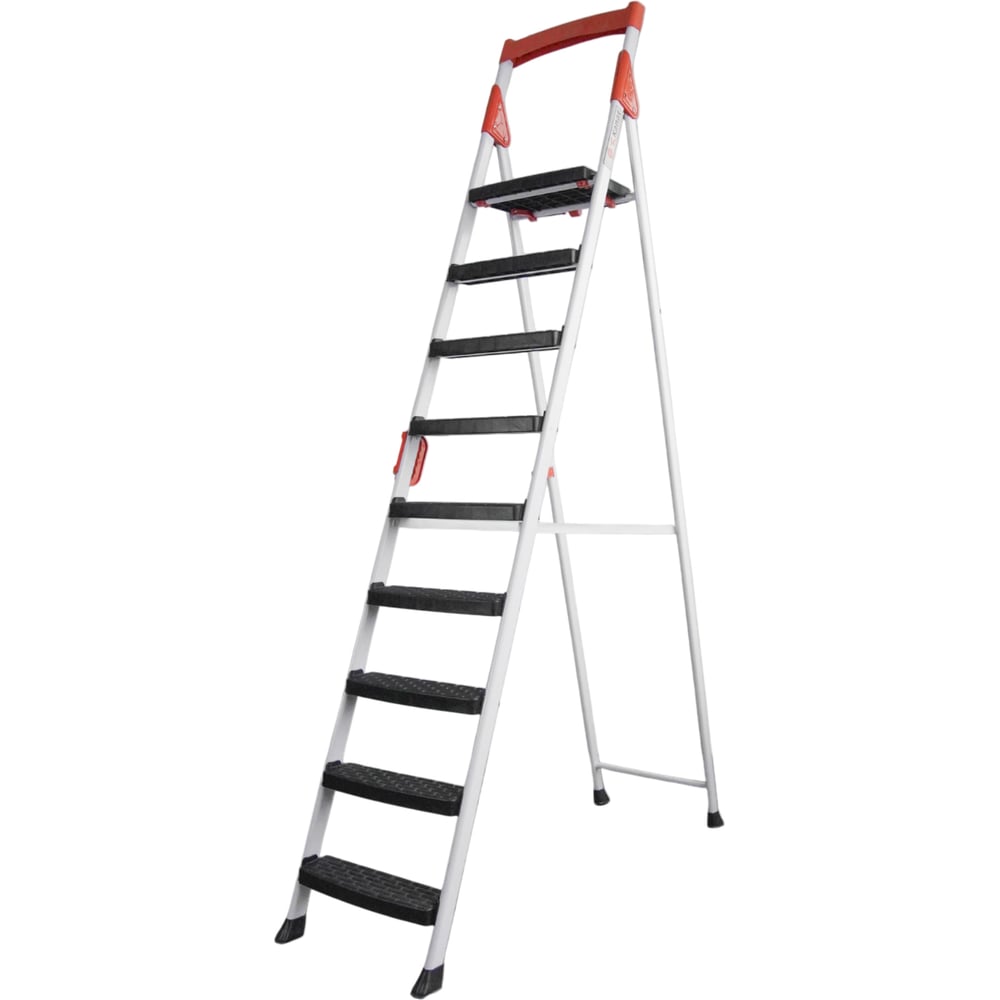 Изображение товара Стремянка с ручкой Kanat 9 ступеней PPM-708 профессиональная лестница из стали