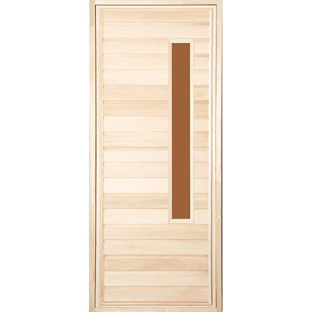 Дверь для бани Банная линия дверь для бани со стеклом банная 190×70см