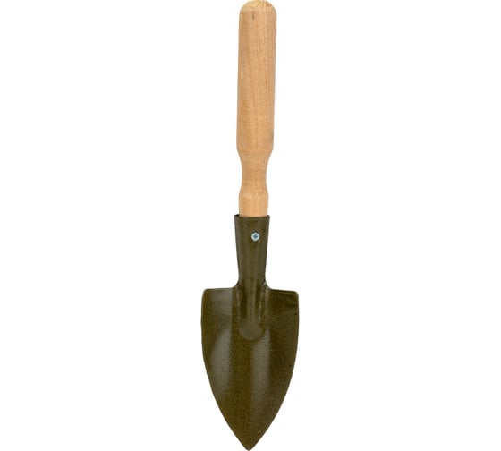 Изображение товара Малый посадочный совок с деревянной ручкой Скобяной 008995