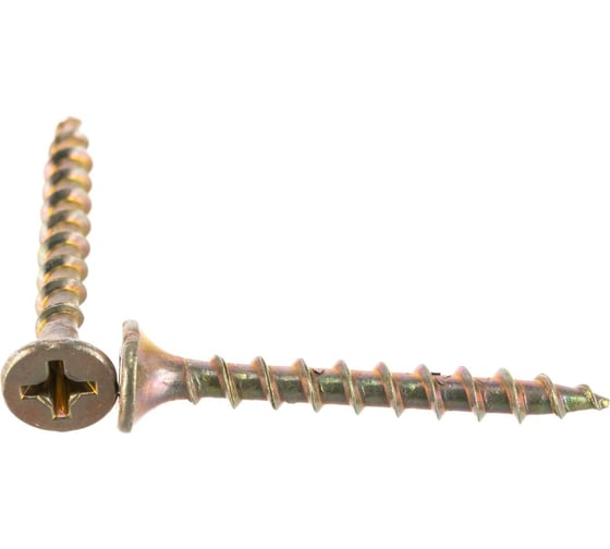 Изображение товара Желтый саморез крепежная техника 3,5x45, 1 кг 420456 ВЕС