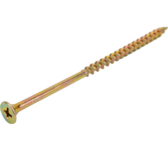 Изображение товара Желтый саморез крепежная техника 4,8x100 к 150 шт. 420470 БК