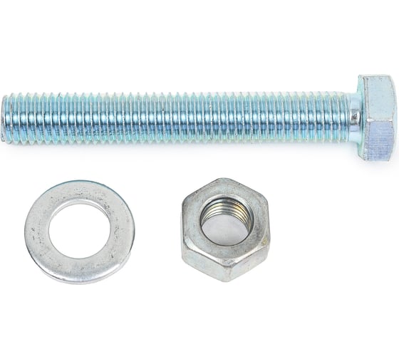 Изображение товара Болт с ш/г крепежная техника набор, полная резьба, din 933, 12x80, 2 шт. 27936