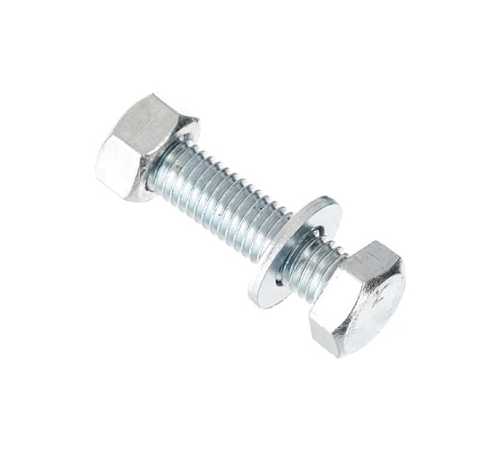 Изображение товара Болт с ш/г крепежная техника набор, полная резьба, din 933, 8x20, 8 шт. 17854