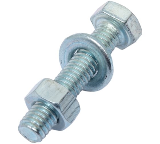 Изображение товара Болт с ш/г крепежная техника набор, полная резьба, din 933, 6x30, 15 шт. 17834