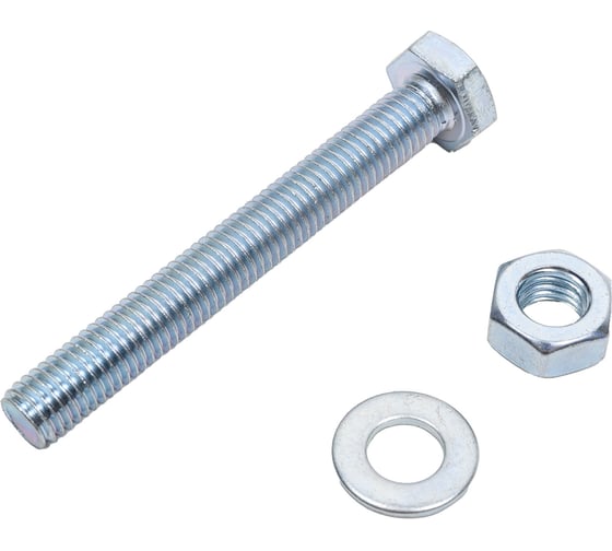 Изображение товара Болт с ш/г крепежная техника набор, полная резьба, din 933, 10x80, 3 шт. 27922