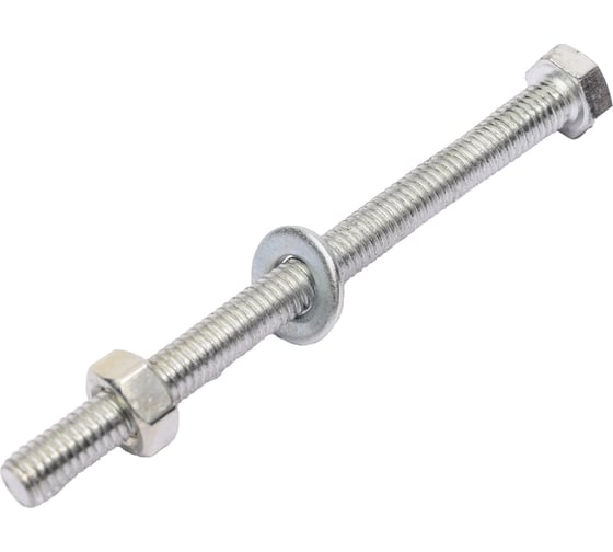 Изображение товара Болт с ш/г крепежная техника набор, полная резьба, din 933, 6x80, 8 шт. 17848