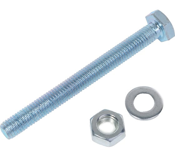 Изображение товара Болт с ш/г крепежная техника набор, полная резьба, din 933, 10x100, 2 шт. 27926