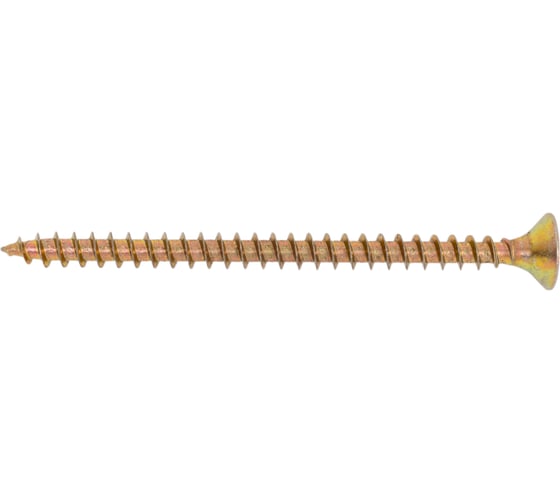 Изображение товара Шуруп качественный крепеж желтый цинк, 5,0x70, 360 шт. 2000658 КЧ