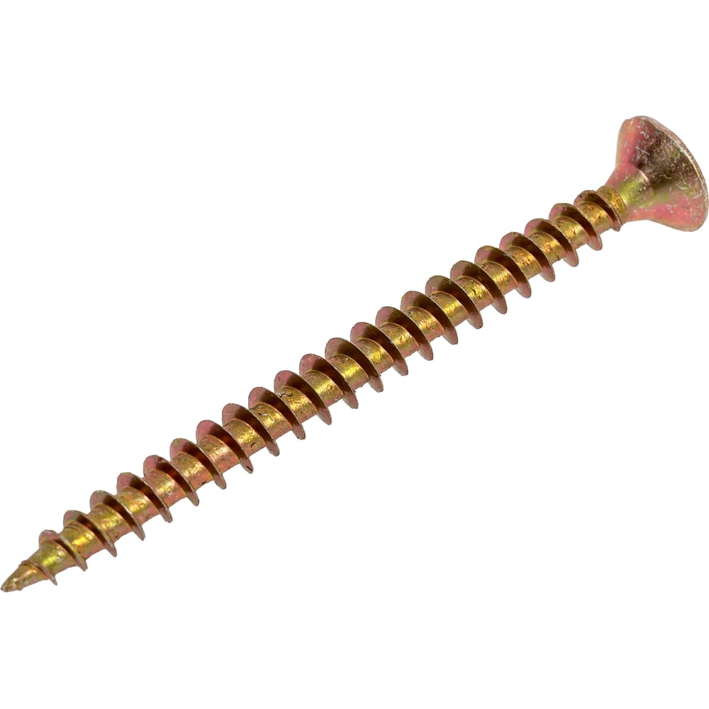 Изображение товара Шуруп качественный крепеж желтый цинк, 5,0x60, 450 шт. 2000657 КЧ