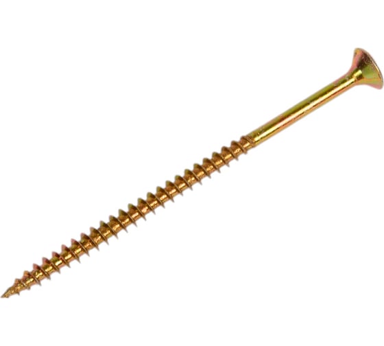 Изображение товара Шуруп качественный крепеж желтый цинк, 5,0x90, 300 шт. 2000660 КЧ