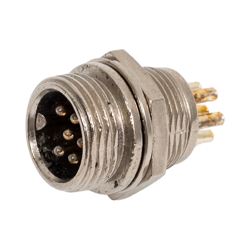 Изображение товара Разъем MIC12 6P штекер Pro Legend металл PL2224 надежное соединение