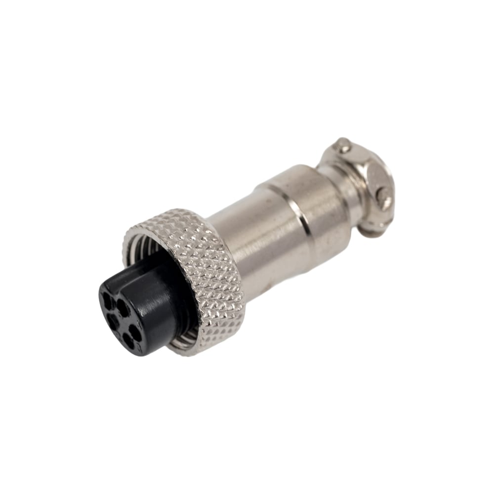 Разъем MIC12 5P гнездо Pro Legend металл на кабель, PL2217