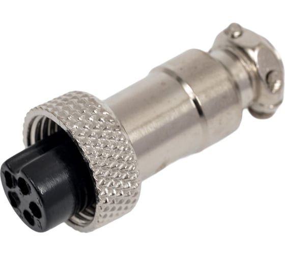 Изображение товара Разъем MIC12 5P гнездо Pro Legend металл на кабель, PL2217