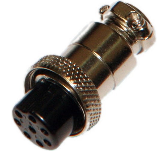 Изображение товара Разъем MIC16 8P гнездо Pro Legend металл на кабель, PL2205