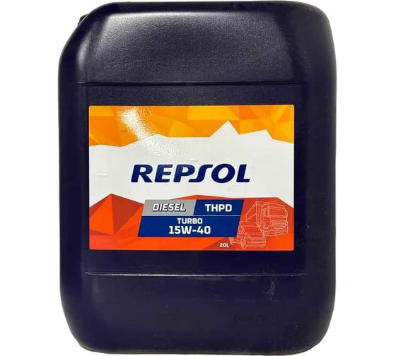 Изображение товара Дизельное моторное масло REPSOL diesel turbo thpd 15w40, 20 л 6421R