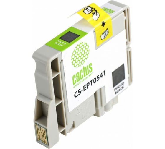 Изображение товара Струйный картридж для epson stylus photo r800/r1800 Cactus t0541 черный 16.2 мл CS-EPT0541 690114