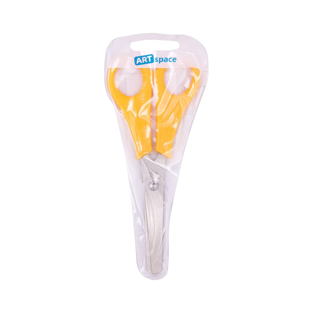 Изображение товара Детские ножницы ArtSpace 13 см с линейкой и ПВХ-чехлом ассорти