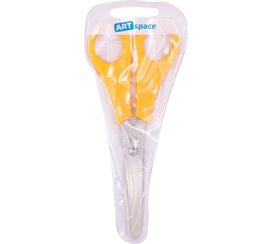 Изображение товара Детские ножницы ArtSpace 13 см, с линейкой, ассорти, ПВХ-чехол с европодвесом S130_17452