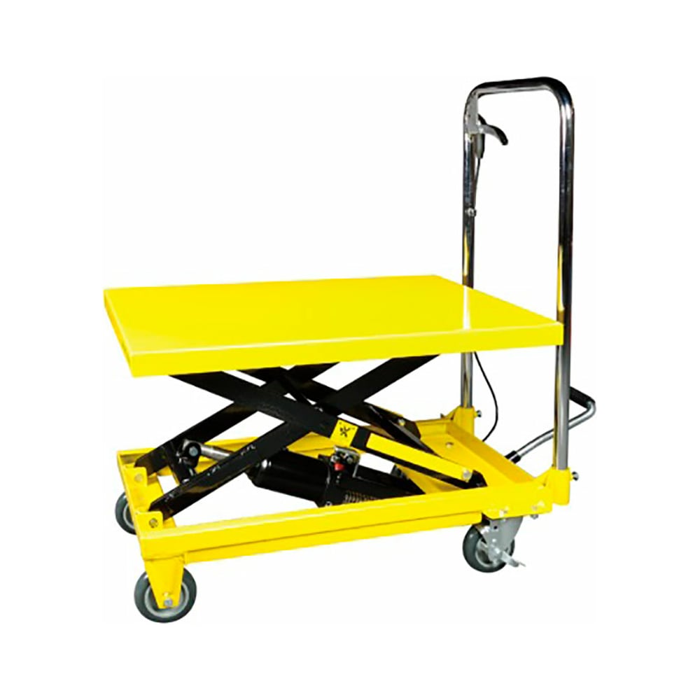 Изображение товара Гидравлическая платформенная тележка Rossvik HJ4002F груз 150 кг профессиональная