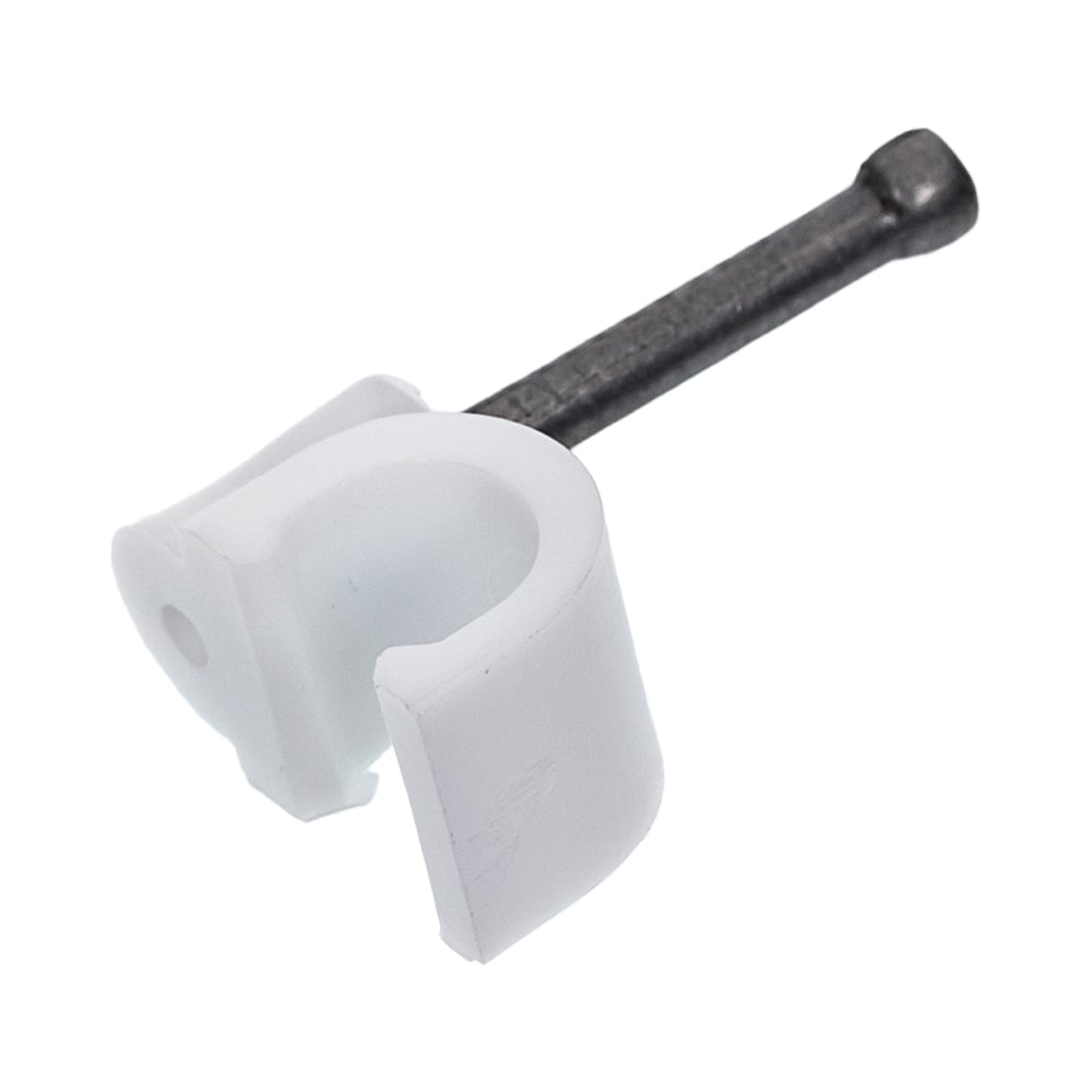 Изображение товара Крепежные скобы электроустановочные круглая №6 50 шт. для кабелей до 6 мм