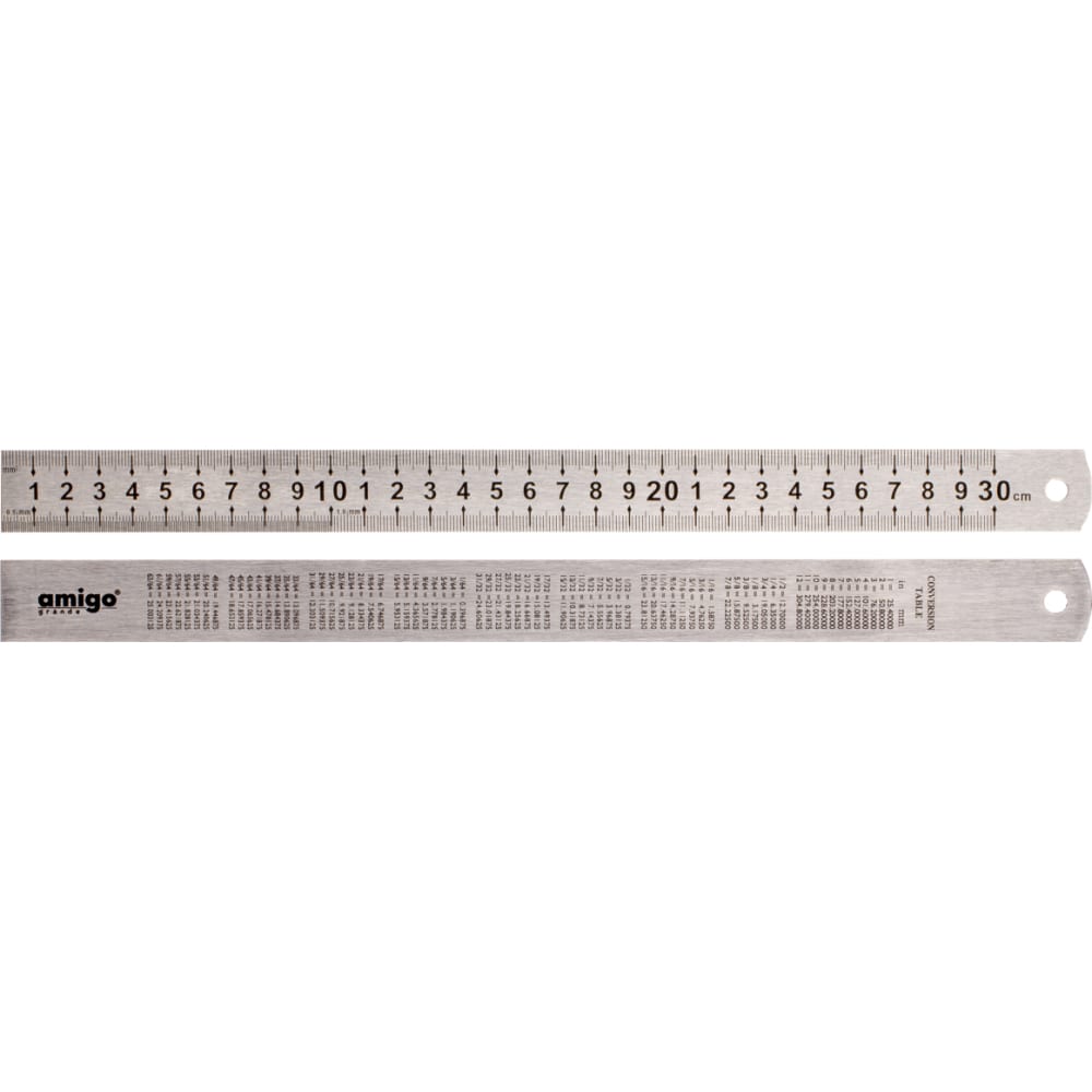 Измерительная линейка AMIGO металлическая измерительная линейка калиброн