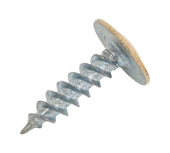 Изображение товара Саморез крепежная техника прессшайба, RAL 1014 слоновая кость, 4,2x16 острый, 50 шт. 10752