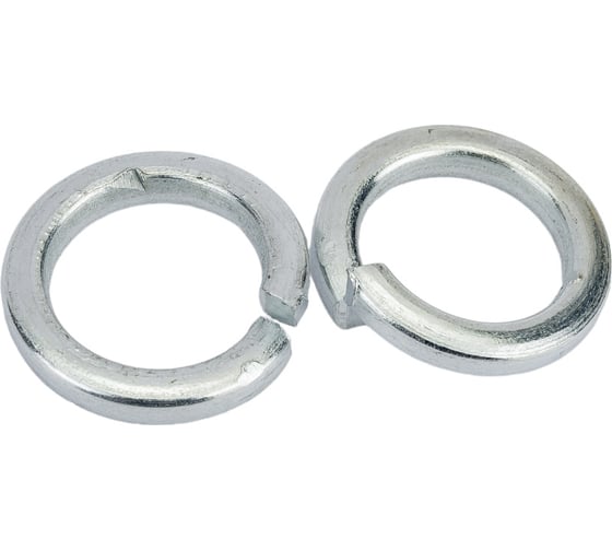 Изображение товара Гроверная шайба крепежная техника DIN 127, М18 цинк, пакет 100 шт. 493316 БК