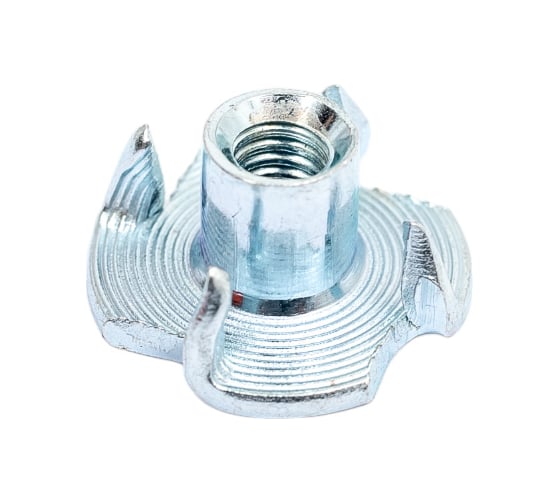 Изображение товара Врезная гайка крепежная техника din 1624, м4, 500 шт., цинк 497294 БК