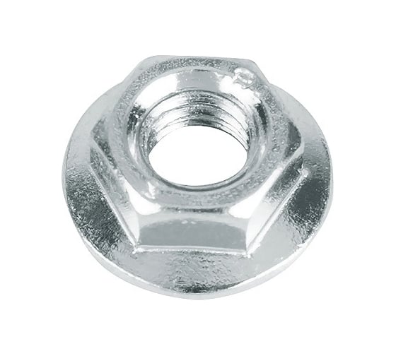 Изображение товара Гайка с фланцем крепежная техника din 6923, м4, 100 шт. 47922