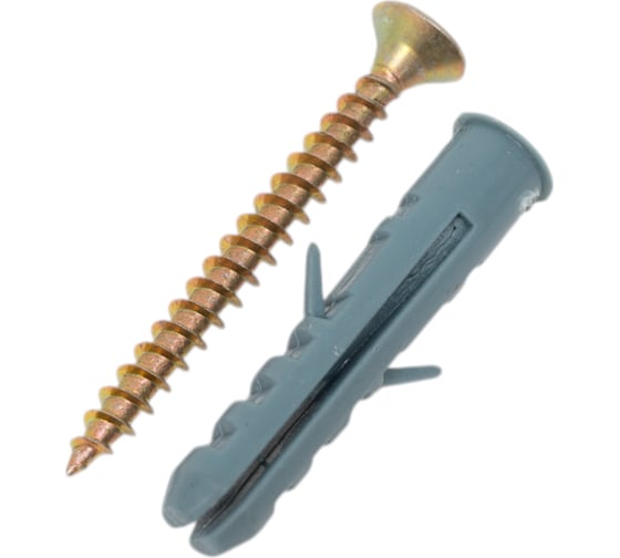 Изображение товара Набор для крепления плинтусов крепежная техника 6x30 дюбель с усами 20 шт. 83002