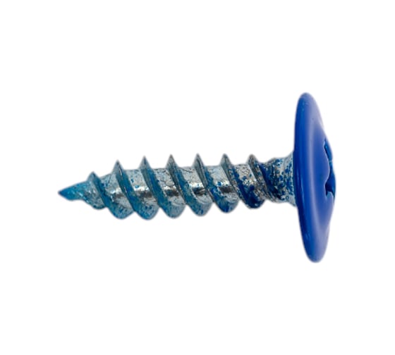 Изображение товара Саморез крепежная техника прессшайба, синий, 4,2x16 ral 5005, острый, 50 шт. 10736