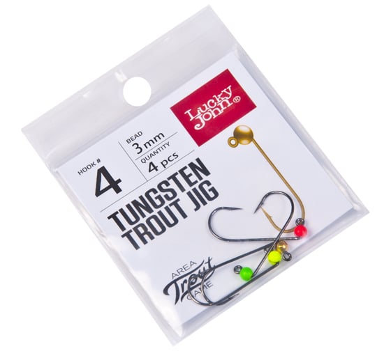 Изображение товара Вольфрамовые джиг-головки Lucky John Lucky John LJ Area Trout Game 03.0мм, кр.004, MIX1, G/R/Gr/Y, 4шт LJTATG030-GRGY