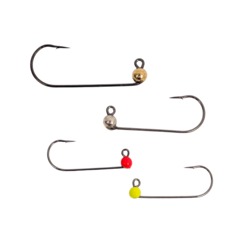 Вольфрамовые джиг-головки Lucky John LJ Area Trout Game комплект 1 02.5/0.30/0.35мм, кр.004/002, 4шт LJTATG-MIX1