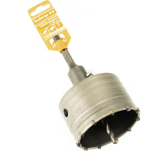 Изображение товара Коронка твердосплавная ударная в сборе с держателем SDS+ 90 мм BOHRER 30990000