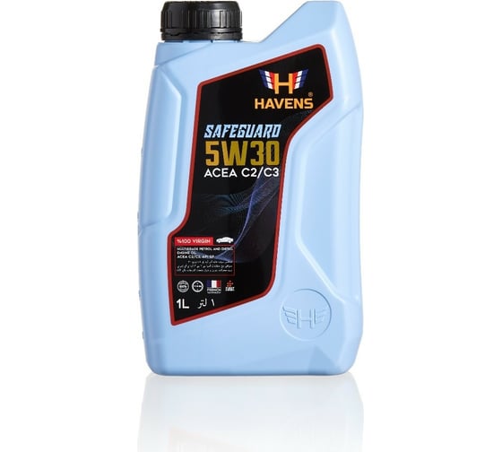 Изображение товара Моторное масло HAVENS Safeguard SAE 5W30 ACEA C2 C3, API SP, SN PLUS, SN/CF, 1л HS5W30C2C31