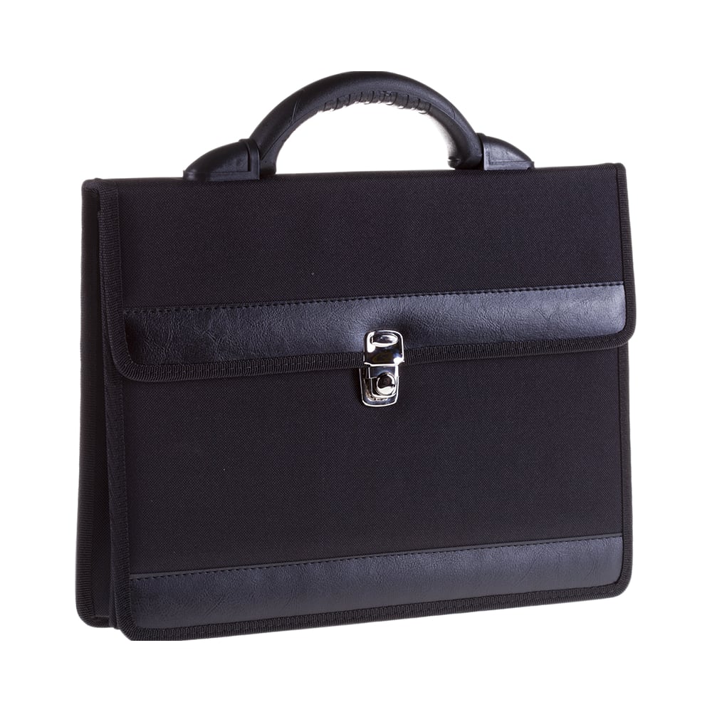 Изображение товара Портфель OfficeSpace Pelso черный с металлическим замком