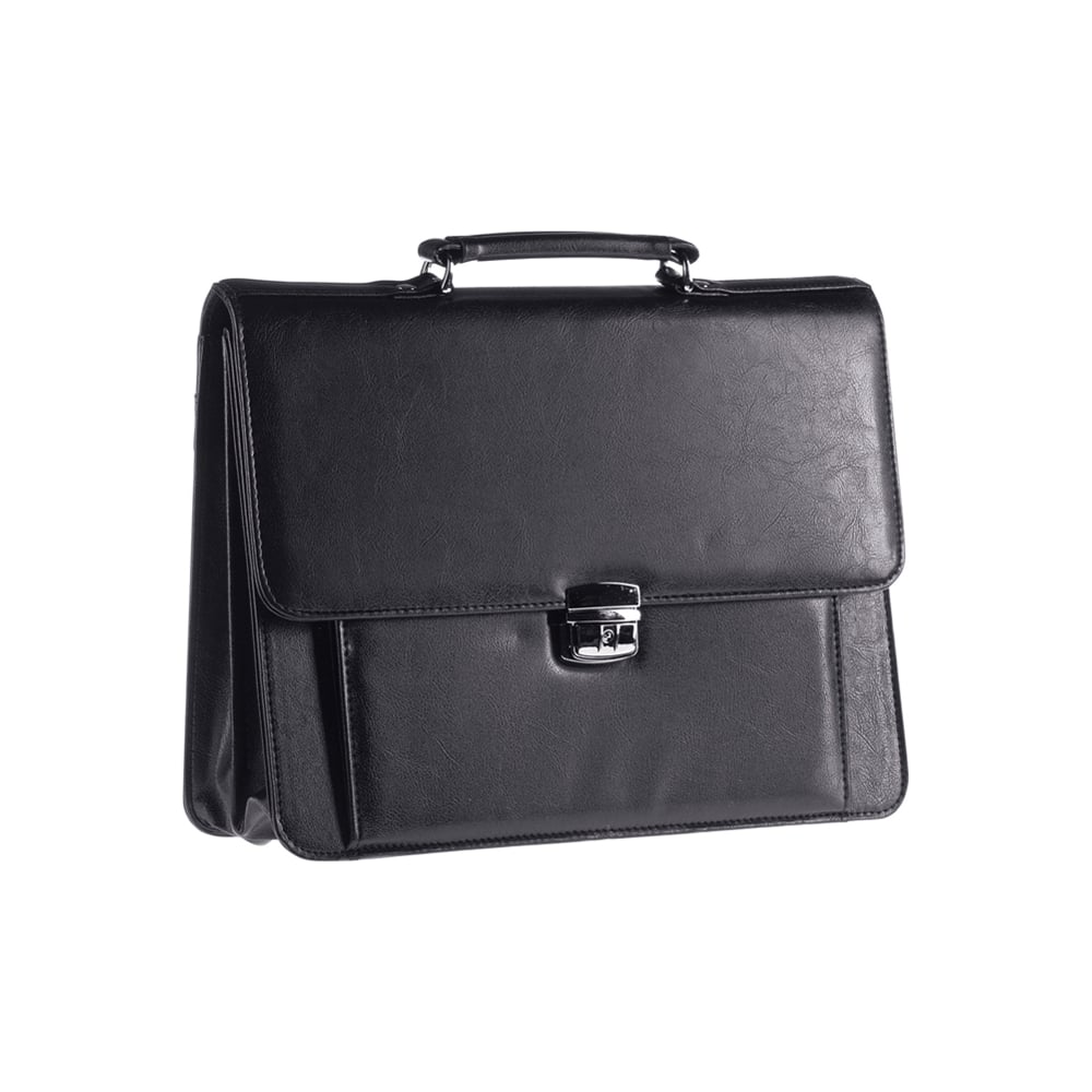 Изображение товара Мужской портфель OfficeSpace Irida из искусственной кожи черный 2 отделения