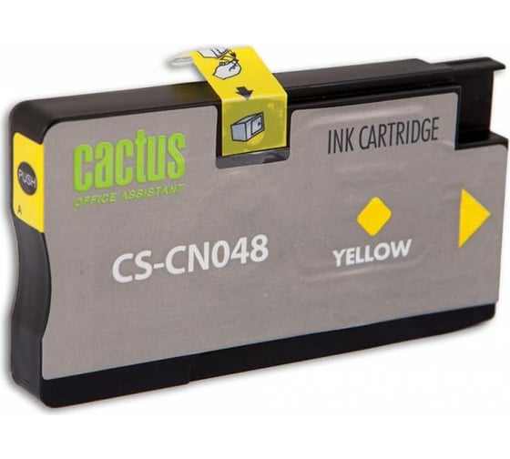 Изображение товара Струйный картридж Cactus №951xl желтый, 26 мл, для hp dj pro 8100/8600 CS-CN048 807153