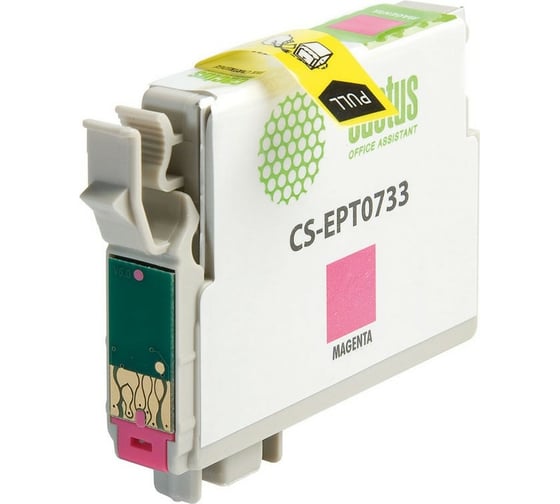 Изображение товара Струйный картридж Cactus t0733 пурпурный, 11.4 мл, для epson stylus с79/c110/сх3900/cx4900 CS-EPT0733 690127