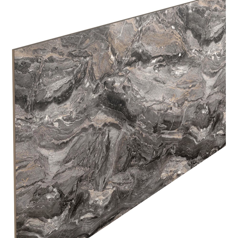 Изображение товара Мебельный щит Союз 600x3050 мм глянцевая серый МДФ влагостойкий