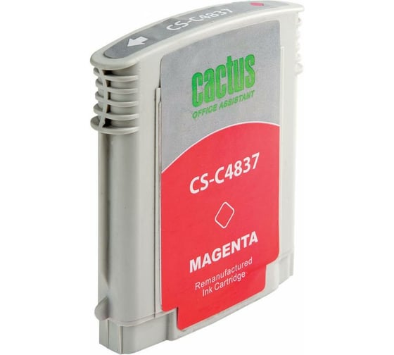 Изображение товара Струйный картридж Cactus №11 пурпурный, 29 мл, для hp bij 1000/1100/1200/2200/2300/2600 CS-C4837 807080