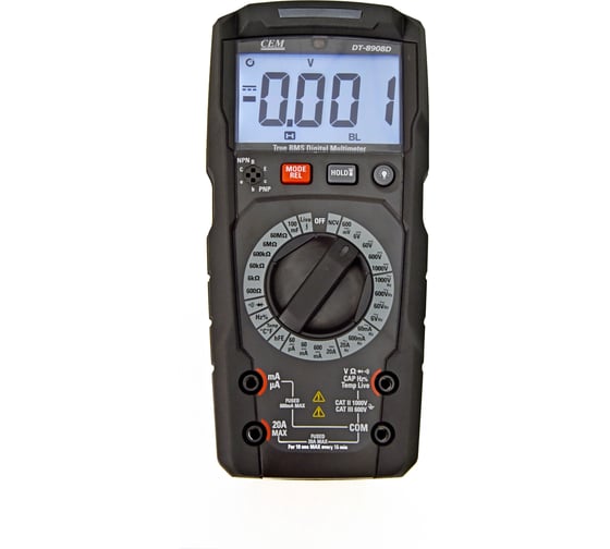 Изображение товара Цифровой мультиметр СЕМ DT-8908D 875153
