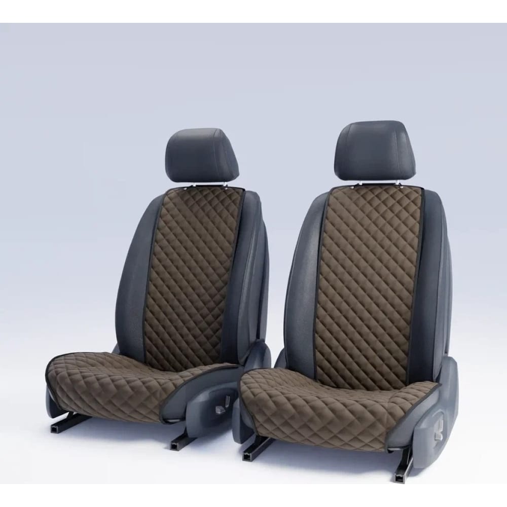Автомобильные накидки для передних сидений DuffCar нитки 40 2 универсальные 400 ярдов 062 коричневый 10 шт в уп