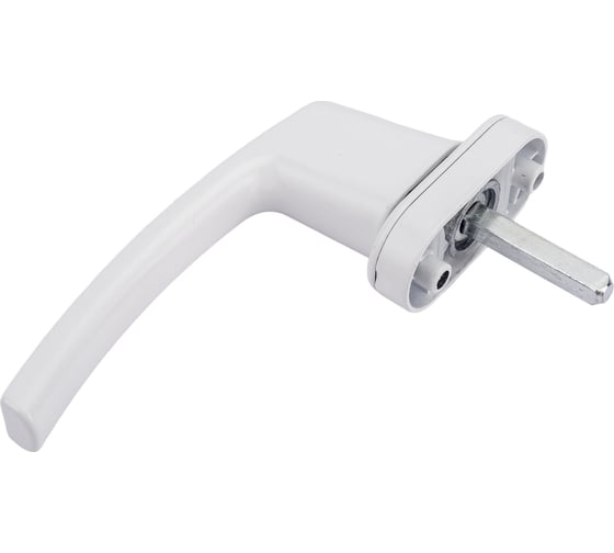 Изображение товара Оконная металлическая ручка с замком Дверной Страж w (белая) ДС42156