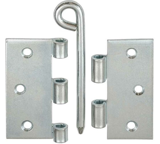 Изображение товара Прямая усиленная разборная петля VORMANN 63x63x1,8 мм, оцинкованная 00614 060 ZR