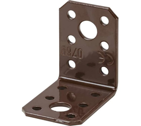 Изображение товара Крепежный прочный уголок VORMANN 50x50x35 мм, коричневый 70 921 000 B