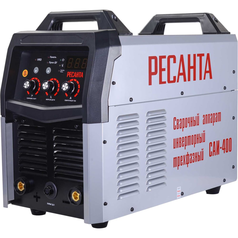 Изображение товара Сварочный инверторный аппарат САИ 400 Ресанта 65/112 Изображение товара Сварочный инверторный аппарат САИ 400 Ресанта 65/112