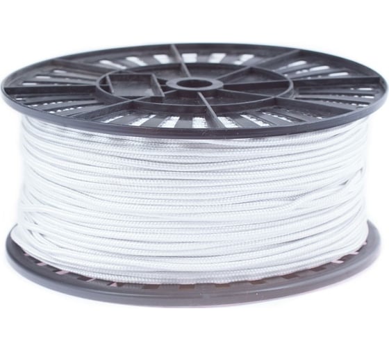 Изображение товара Плотный шнур Стройбат с сердечником 4 мм белый 300 м 295090